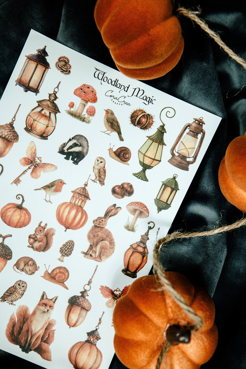 Woodland Magic Sticker Sheet - 38
