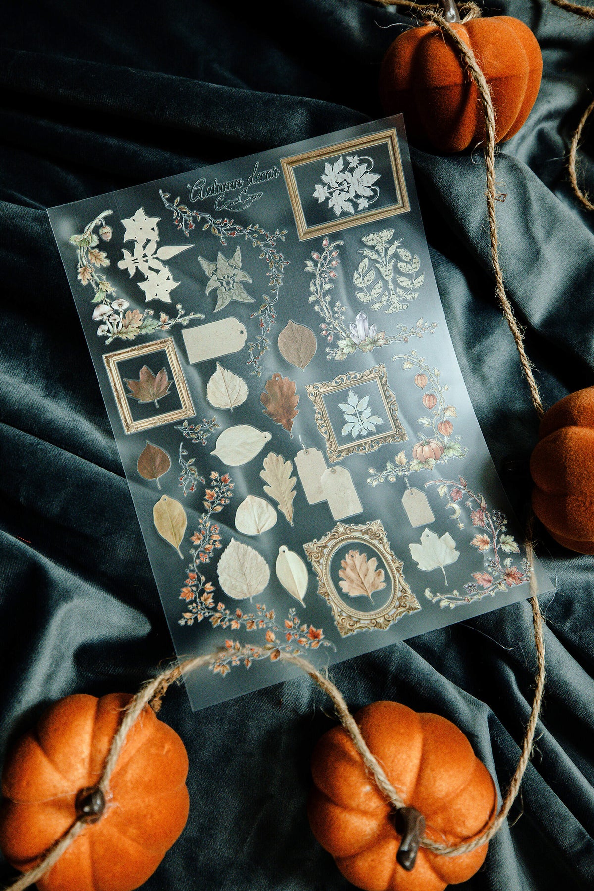 Autumn Decor Sticker Sheet - 44