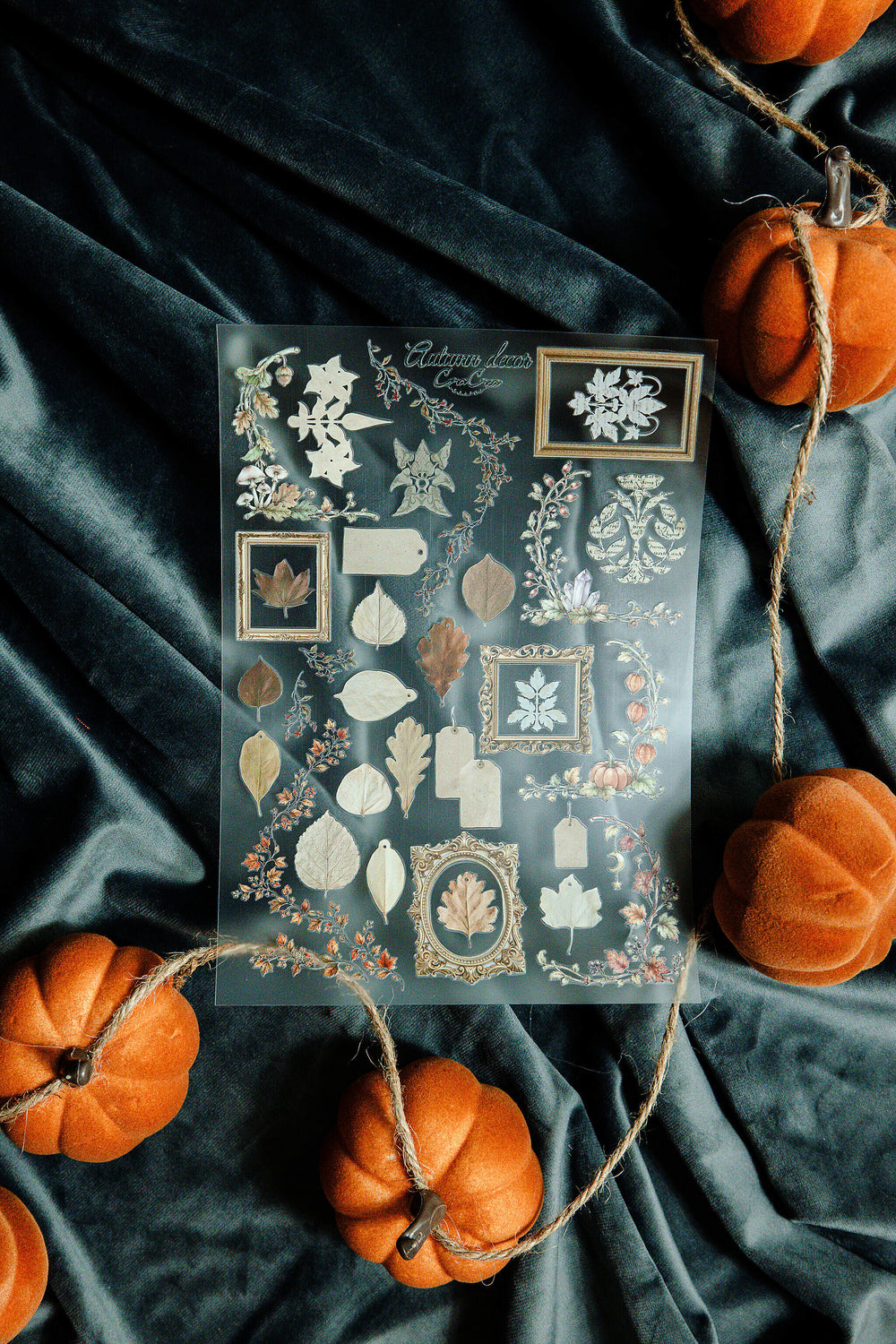 Autumn Decor Sticker Sheet - 45