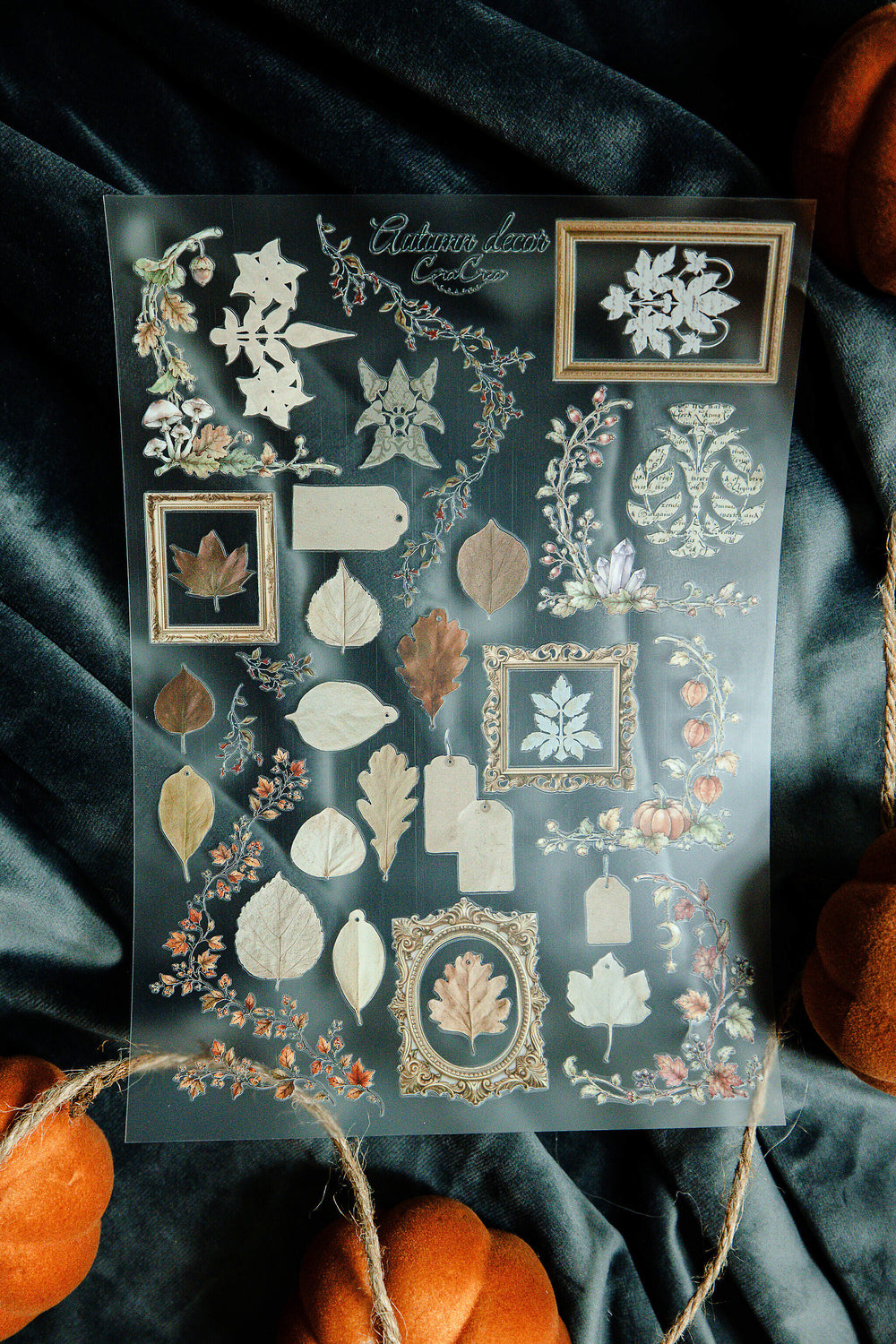 Autumn Decor Sticker Sheet - 46