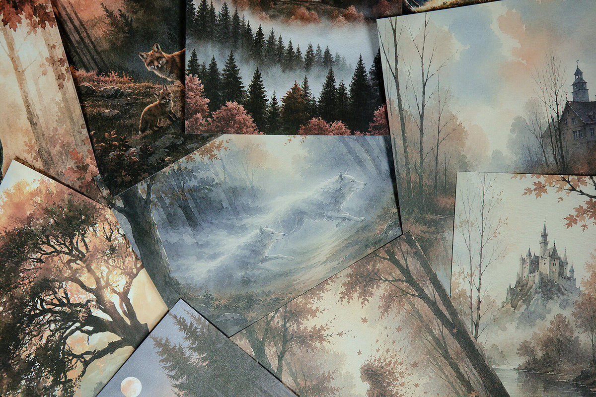 Poetic Autumn Paper Set - 53