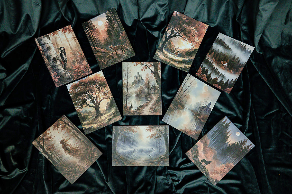 Poetic Autumn Paper Set - 55