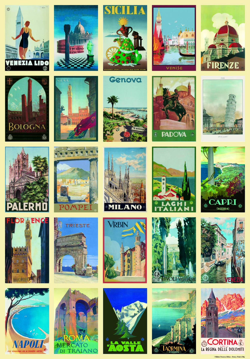 Vintage Art Posters, Instituto Fotochromo Italiano, Classic