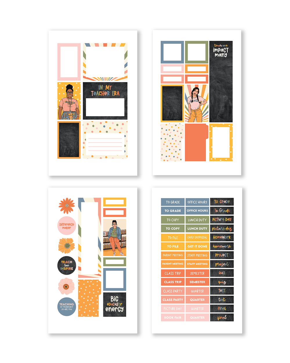 Teacher Vol. 2 Sticker Book