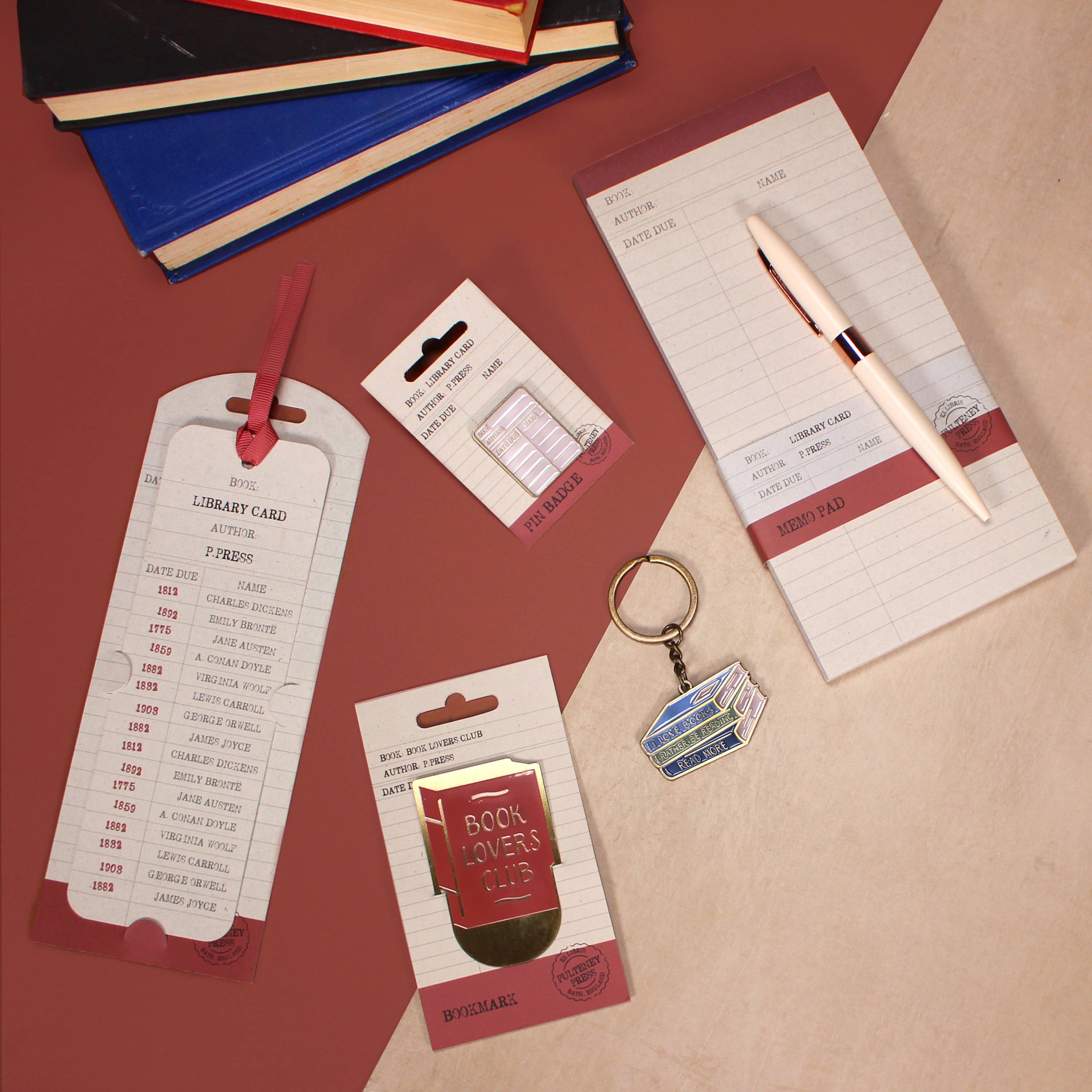Metal Bookmark Book Lovers Club Literary Book