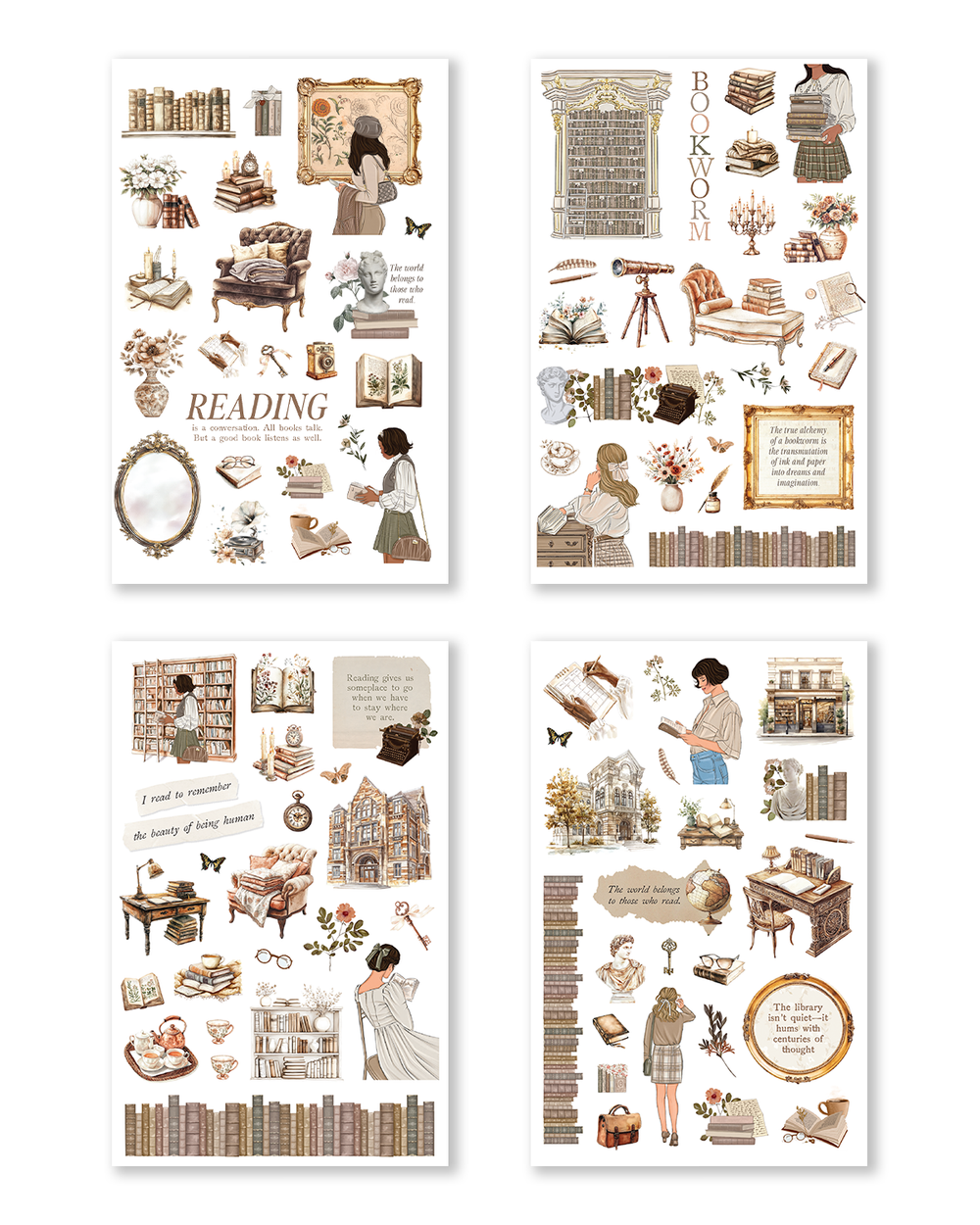 The Academia Collection Hobonichi Sticker Book