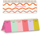 UNDATED SPIRAL DESKTOP PLANNER PLAYFUL PATTERNS SQUIGGLE