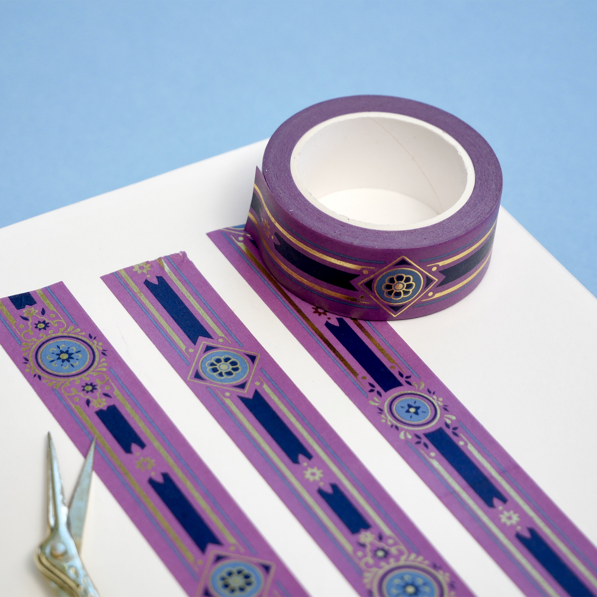 Balteus Washi Tape - Royal Blue - Pre-order - 2