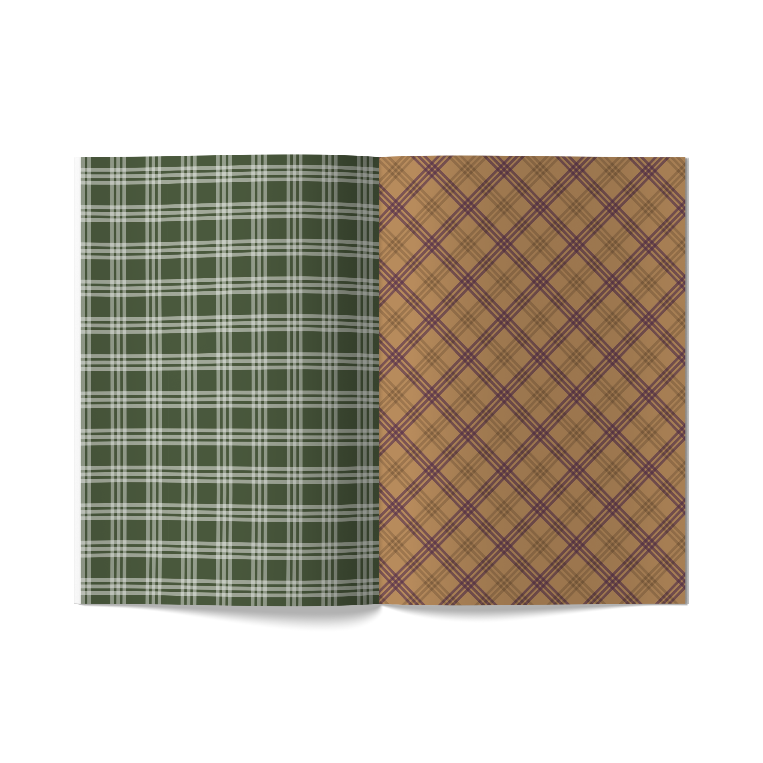 The Autumn Plaids • Scrapbooking Paper Booklet
