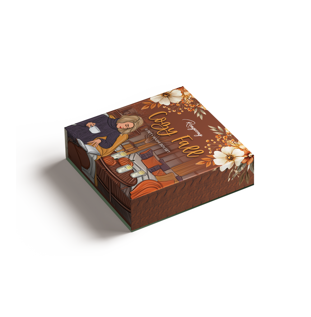 Cozy Fall Pre-cut PET Tape + Washi Box