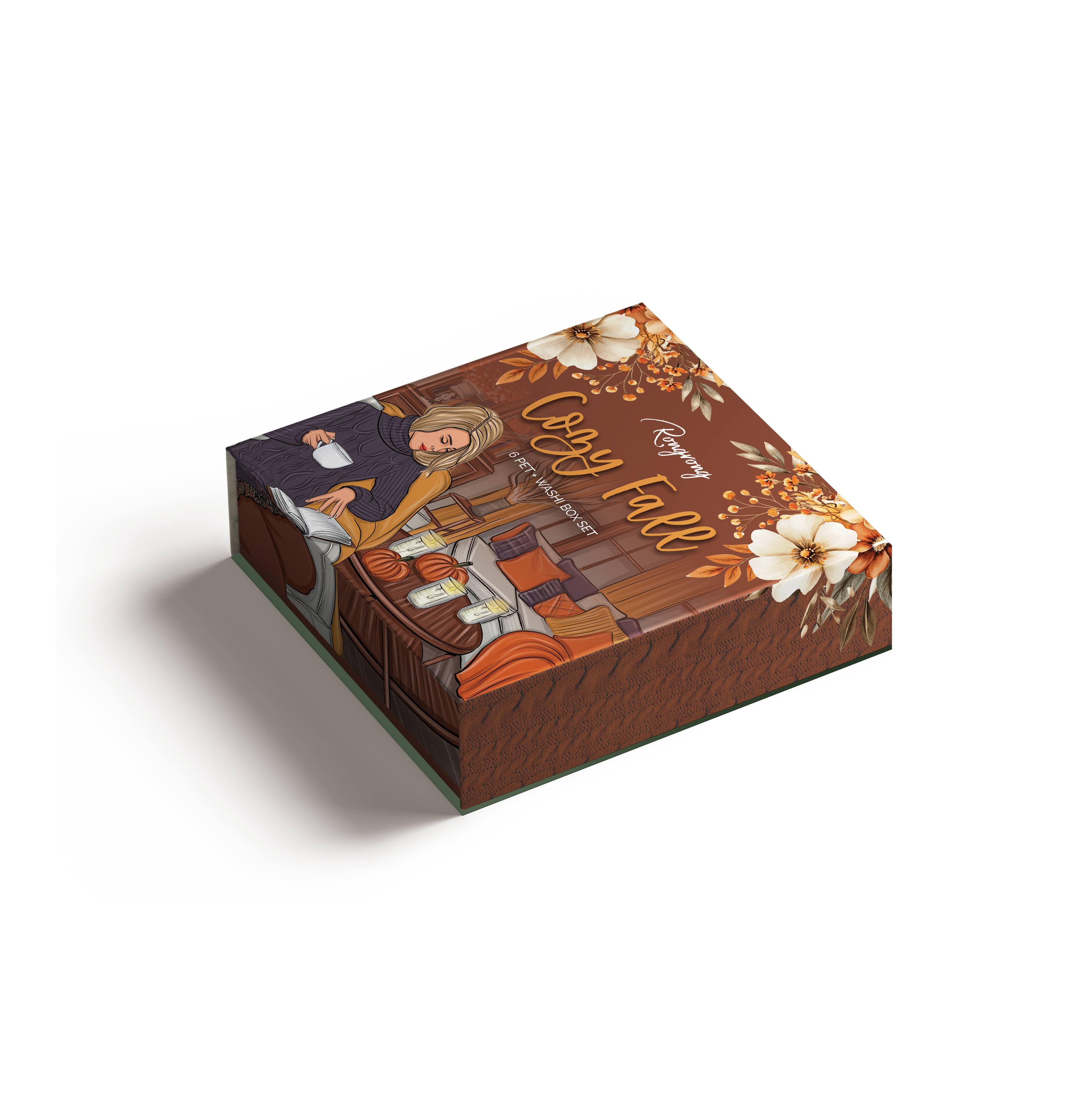 Cozy Fall Pre-cut PET Tape + Washi Box