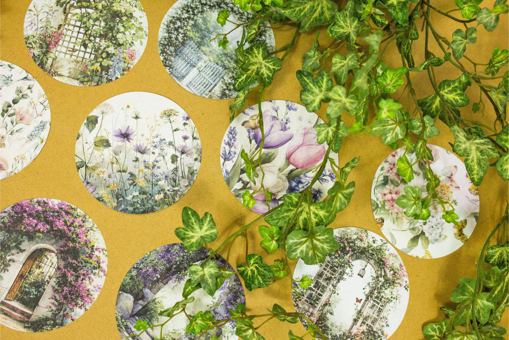 Botanical Garden Round Paper Set
