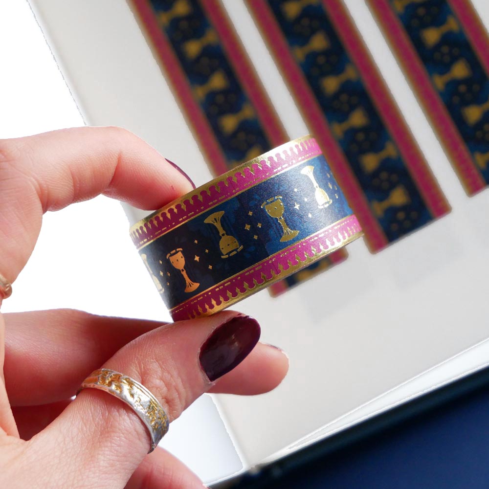 Blood Spilled Washi Tape - Blue - Pre-order - 2