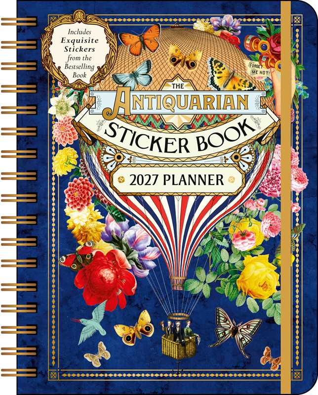 Antiquarian Sticker Book Planner 2027
