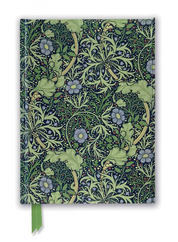 William Morris: Seaweed Wallpaper Design (Foiled Journal) by