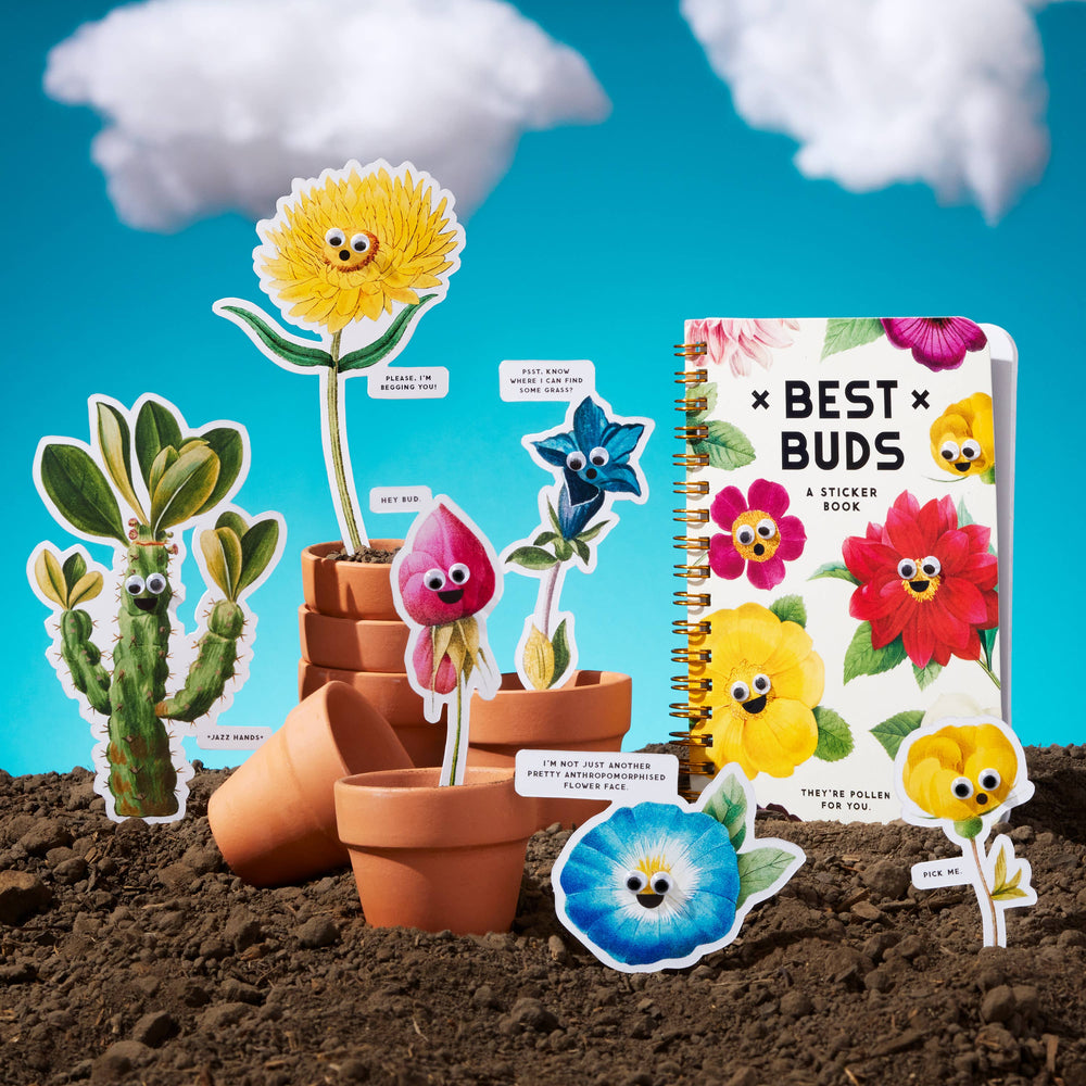 Brass Monkey Best Buds Googly Sticker Book