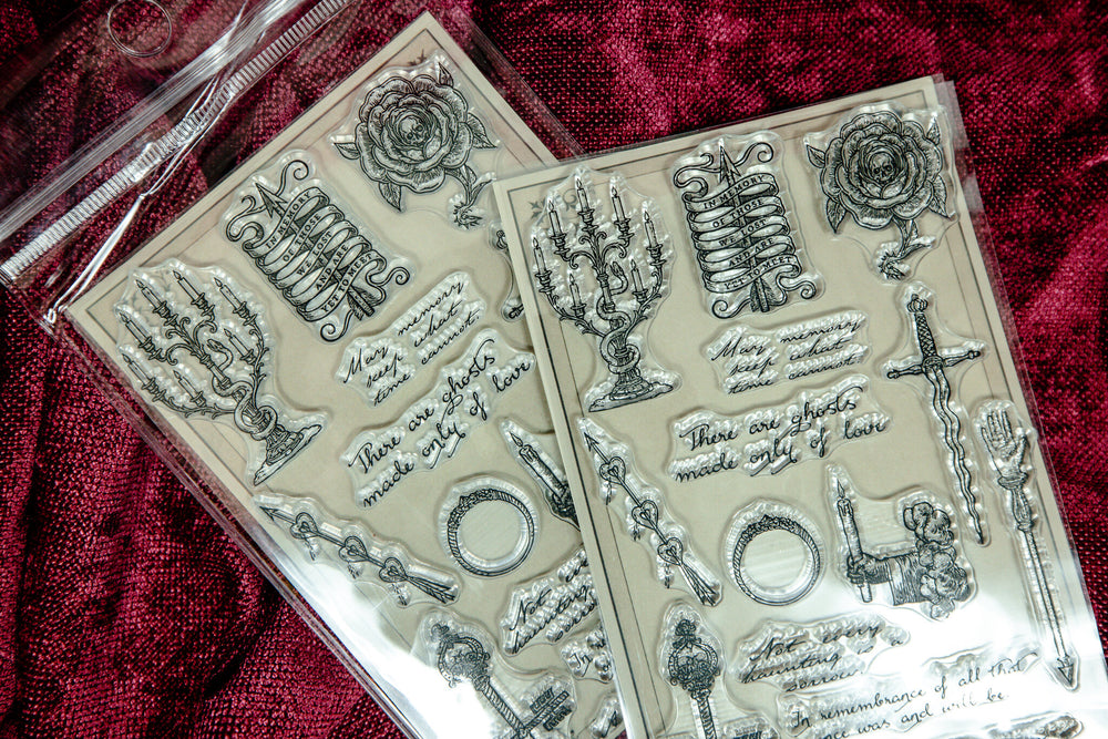 Candlelit Remembrance Clear Stamps - detail 2