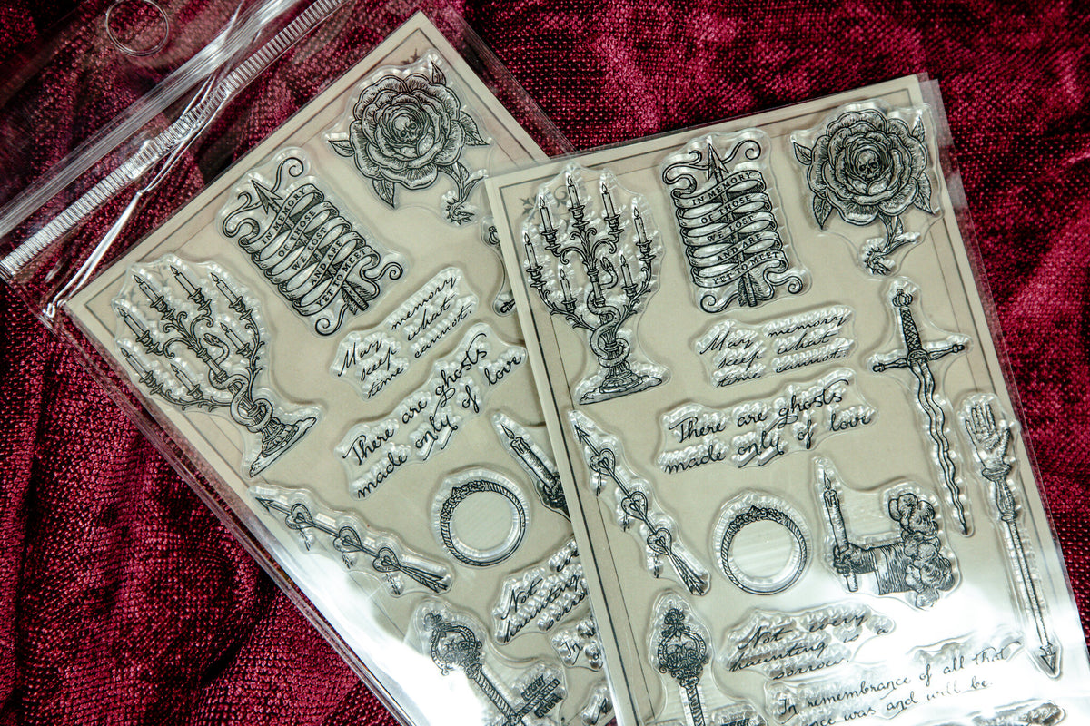 Candlelit Remembrance Clear Stamps - detail 2