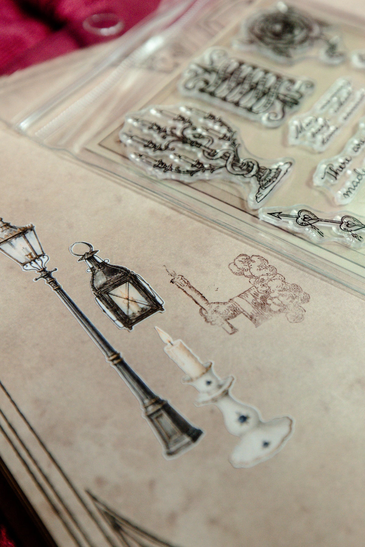 Candlelit Remembrance Clear Stamps - detail 3
