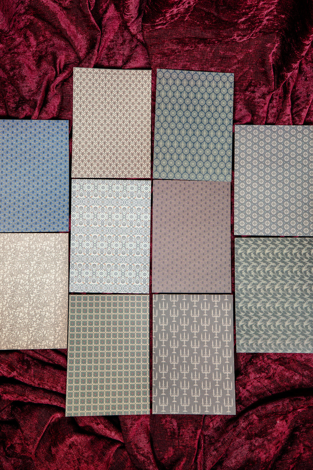 Lamplit Endpaper Paper Set
