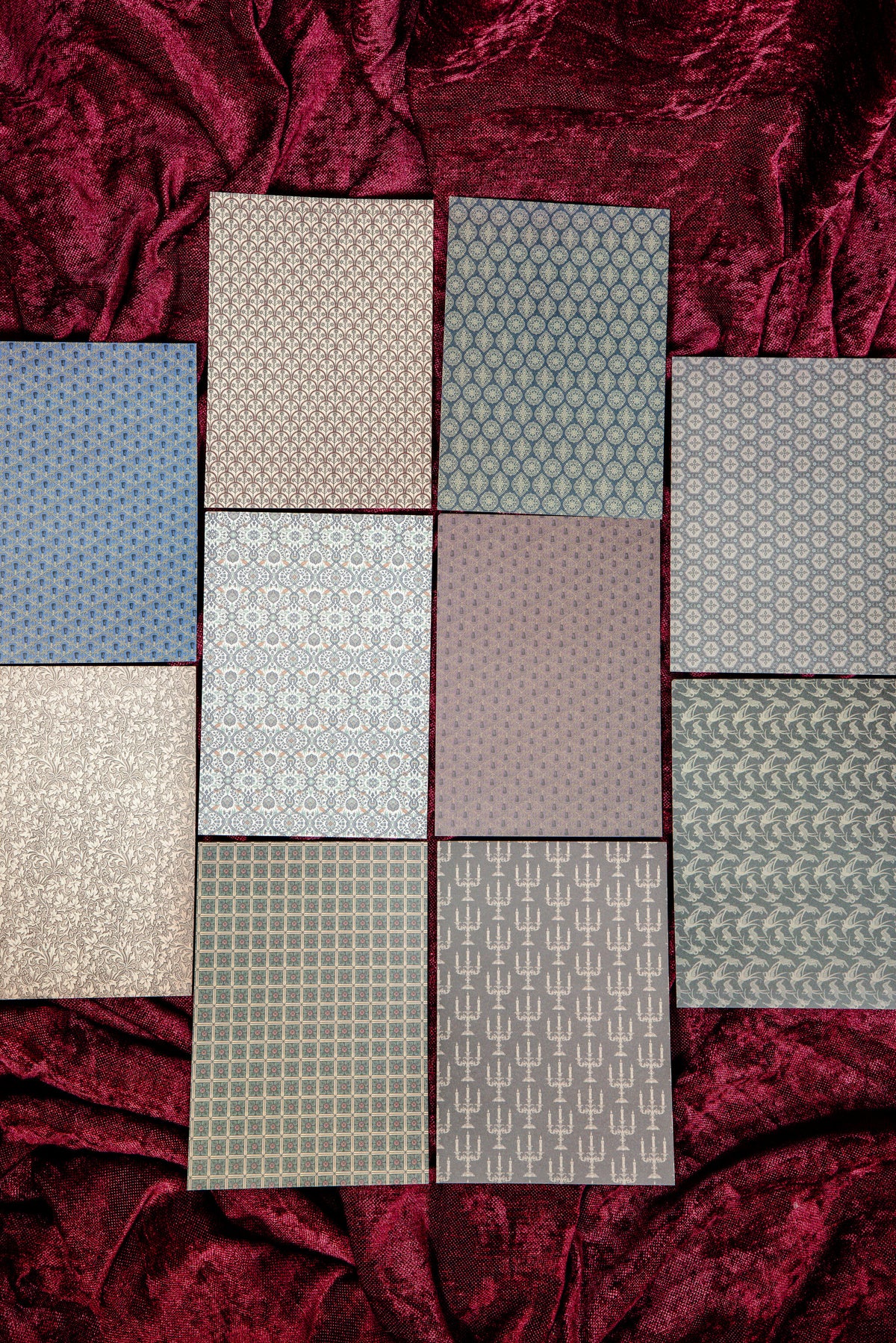Lamplit Endpaper Paper Set