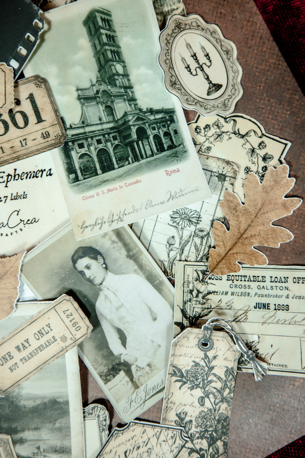 Vintage Ephemera Sticker Pack - detail 5