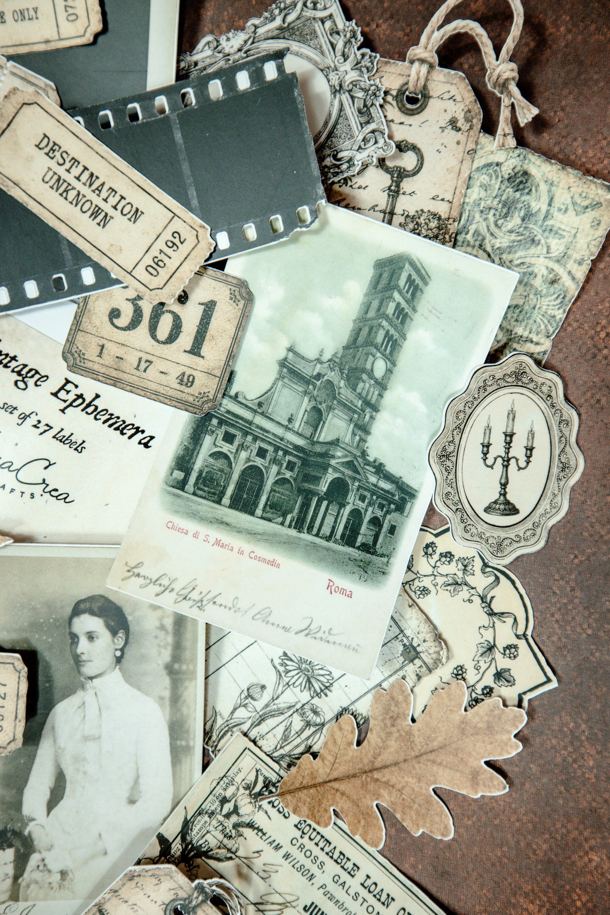Vintage Ephemera Sticker Pack - detail 6