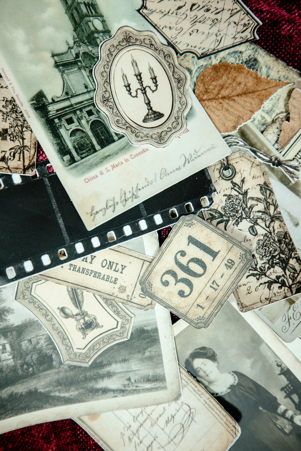 Vintage Ephemera Sticker Pack - detail 7