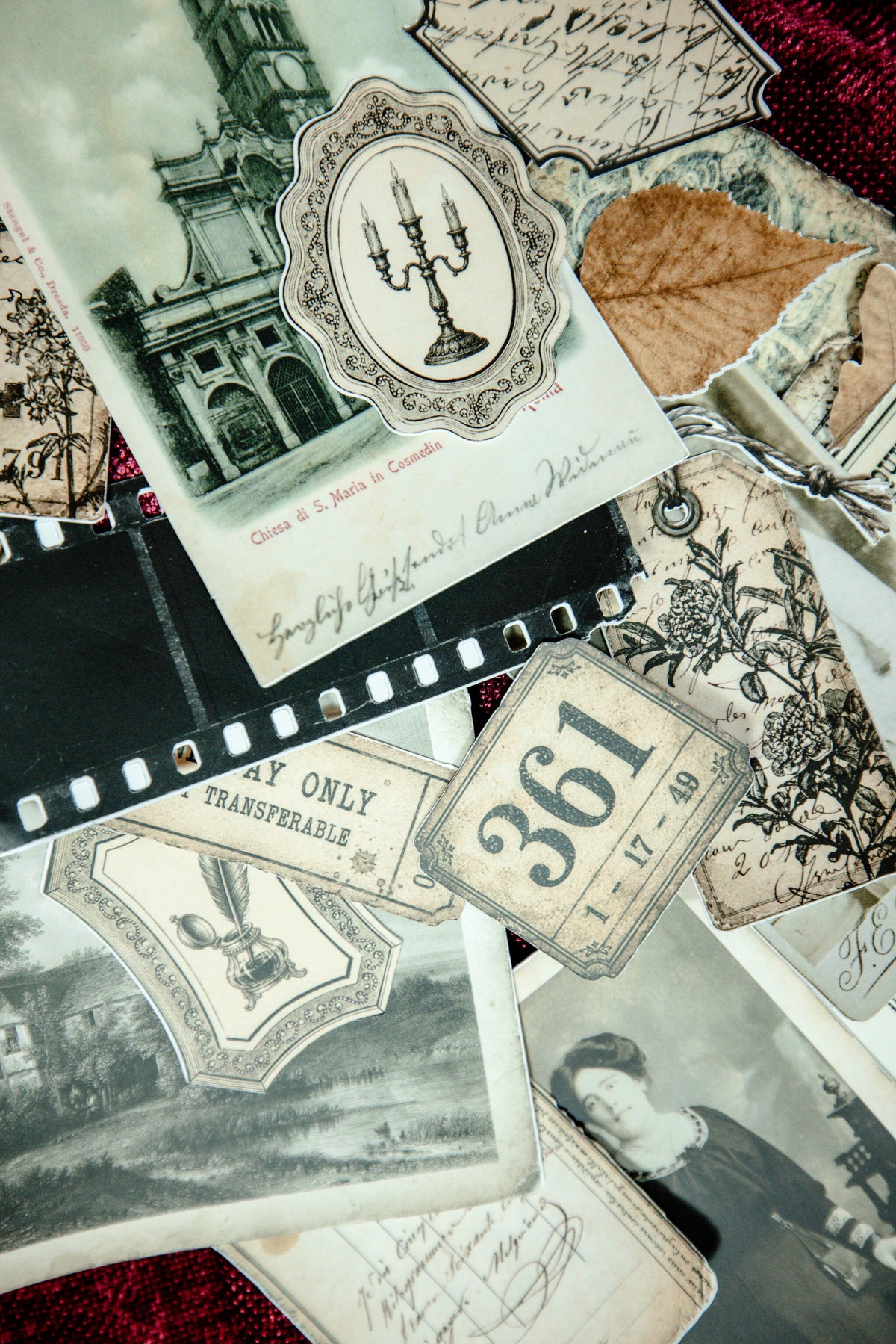 Vintage Ephemera Sticker Pack - detail 7