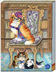 Punch Studio Pocket Notepad -LIBRARY CATS