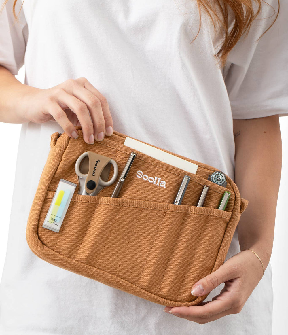 Soolla® Studio Pouch, Cinnamon (Stationery Pouch)