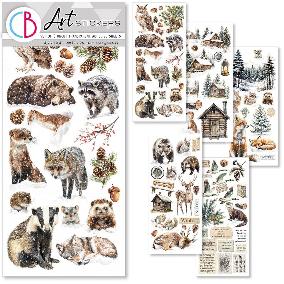 Forest Tales Art Sticker Set