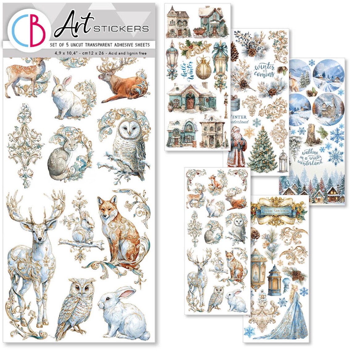 Winterling Art Sticker Set
