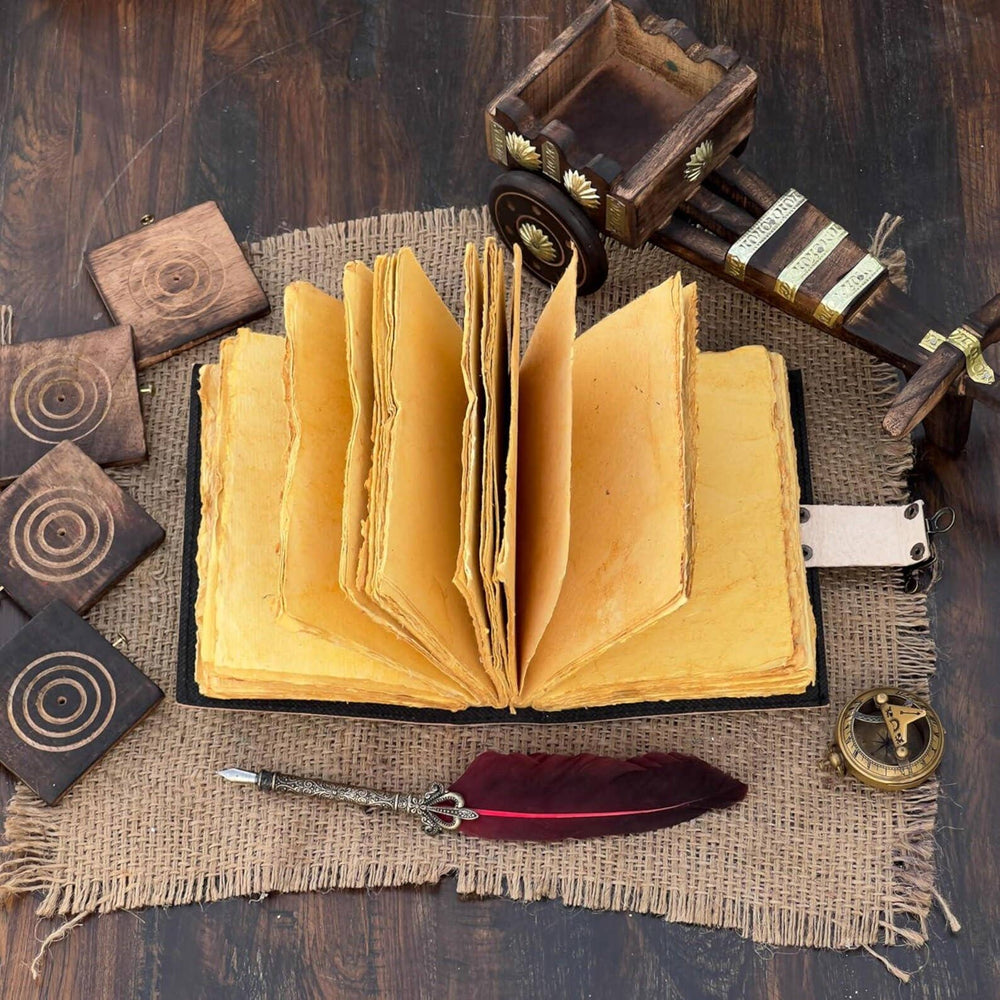 Dragon Vintage Handmade Leather Journal Grimoire