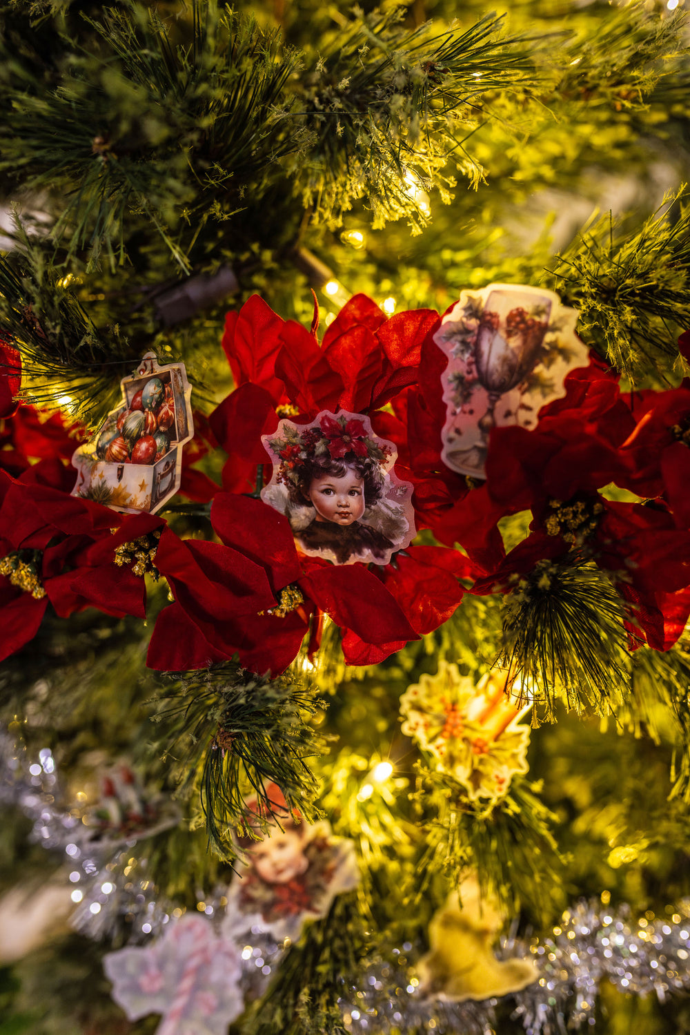 Vintage Christmas Stickers Pack