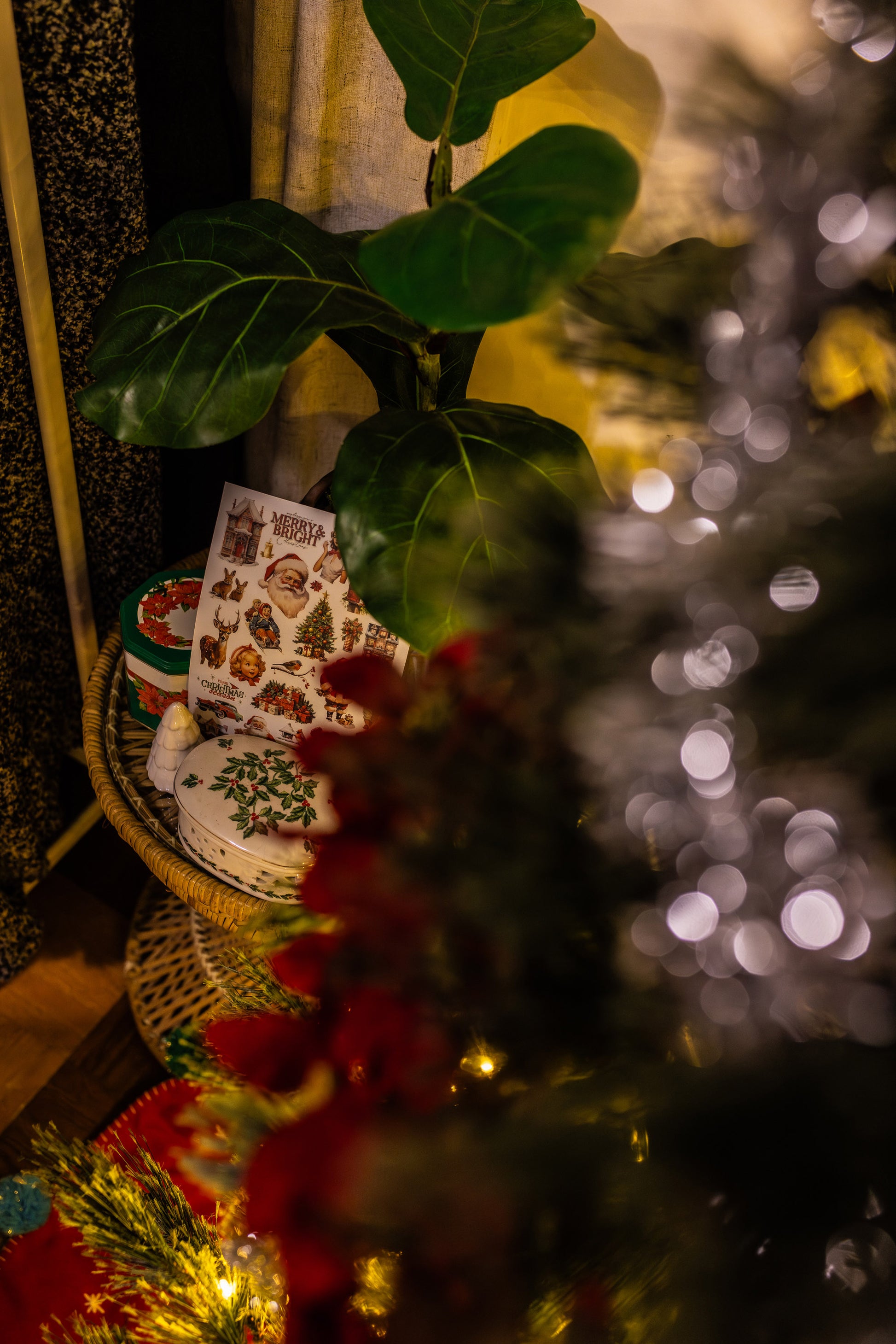 50s Christmas Transfer Stickers (Set of 3)