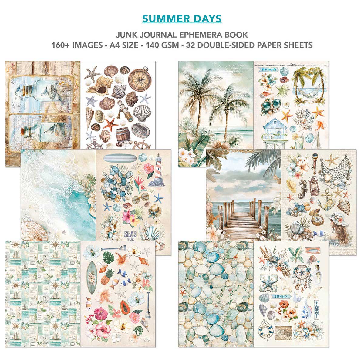 Summer Days Ephemera Book