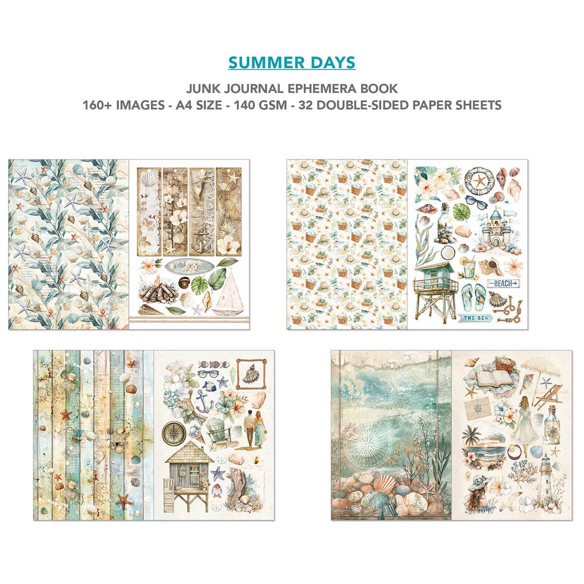Summer Days Ephemera Book