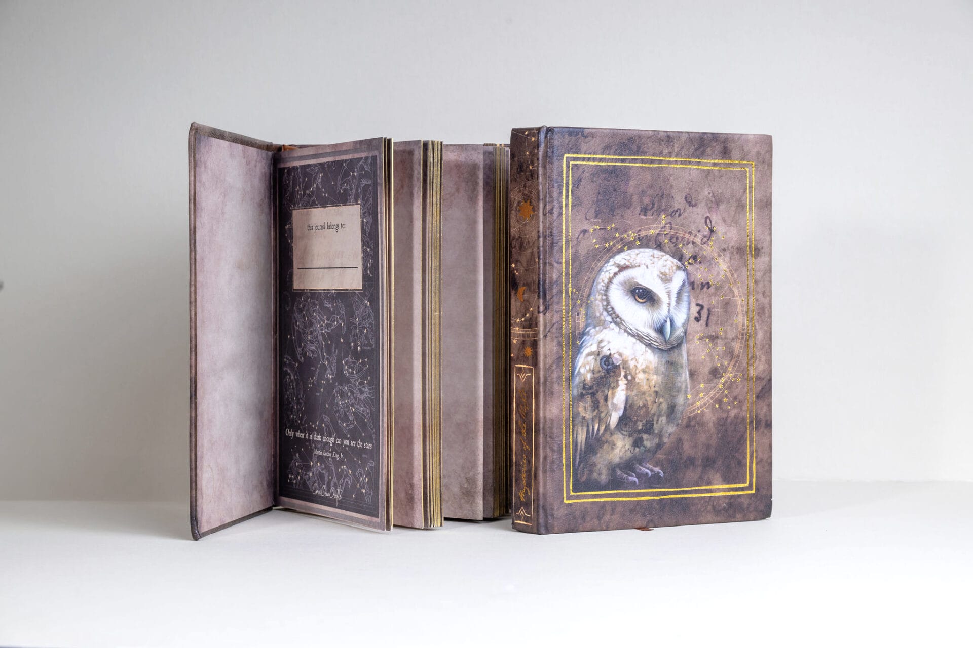 Owl Grimoire Foil Notebook