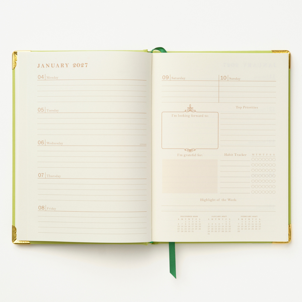 2027 Woodland Scene 12-Month Weekly Medium Bound Planner