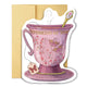 Thinking of You Teacup Diecut Card