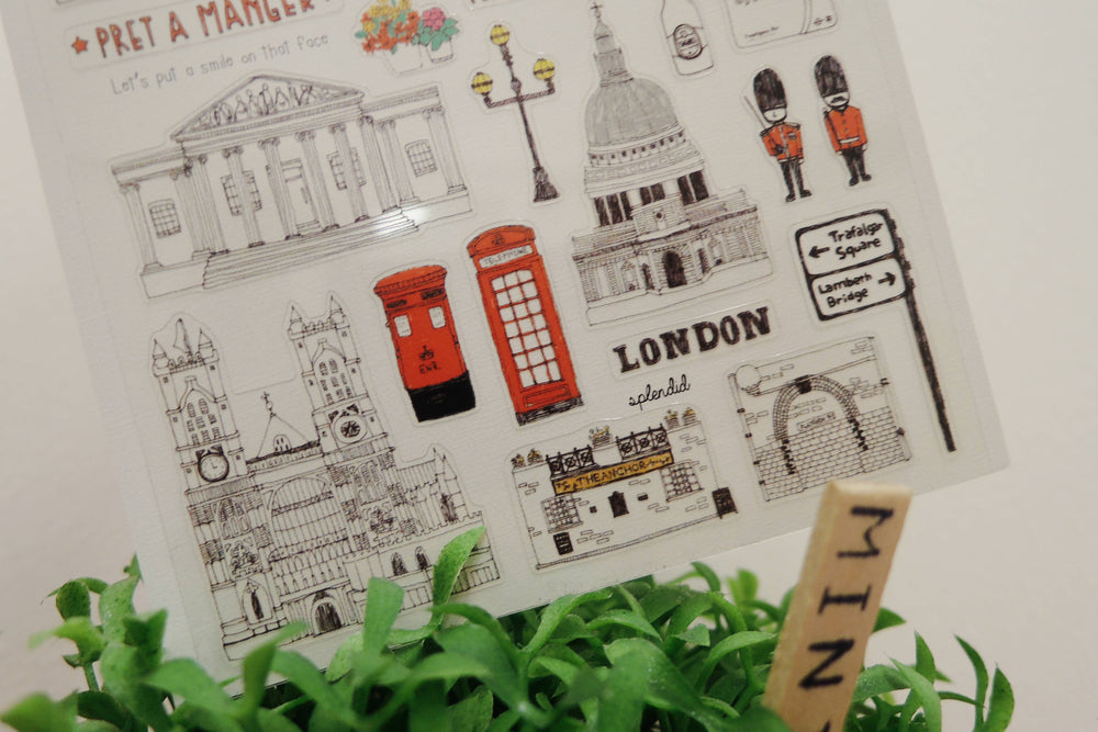 Suatelier Days in London Stickers