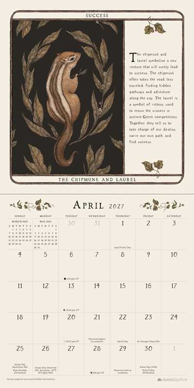 Woodland Wardens Mini Wall Calendar 2027