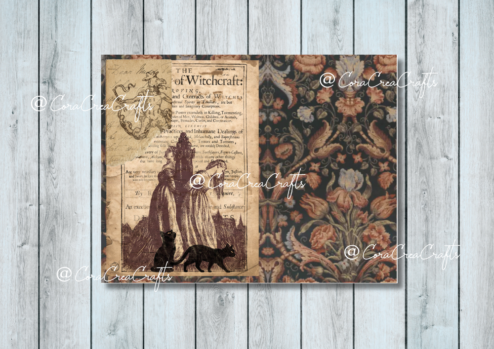 Witches & Vampires Digital Journal Kit