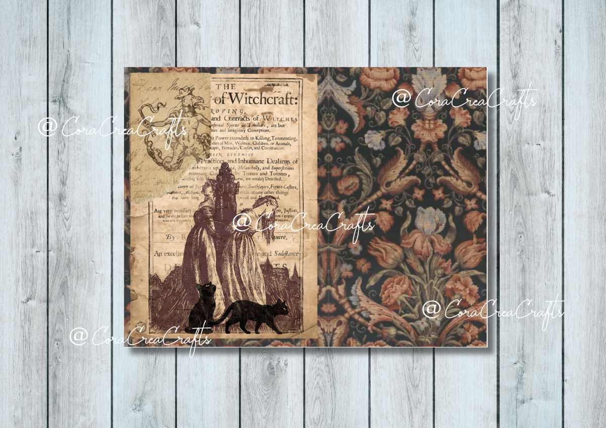 Witches & Vampires Digital Journal Kit