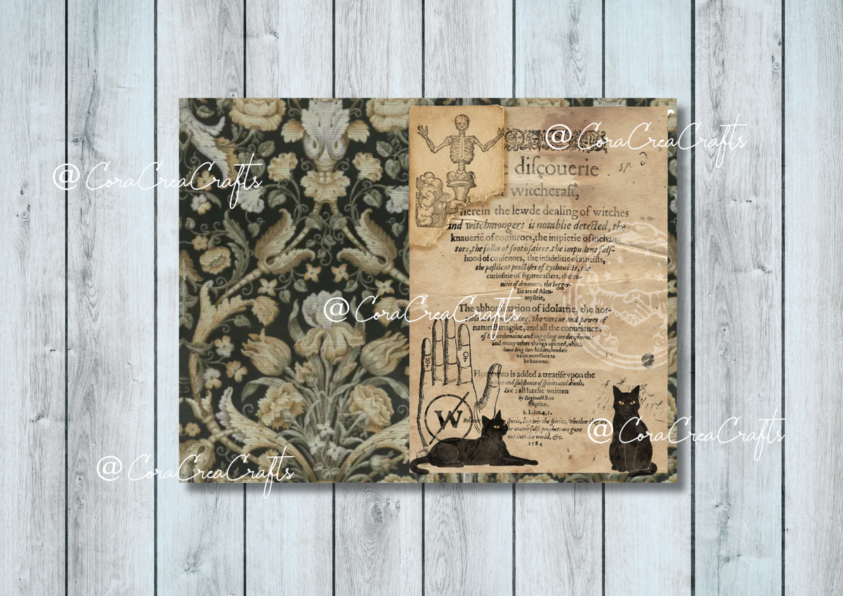 Witches & Vampires Digital Journal Kit