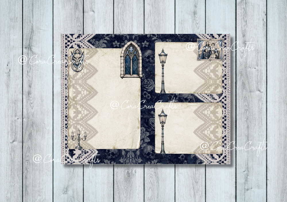 Witches & Vampires Digital Journal Kit