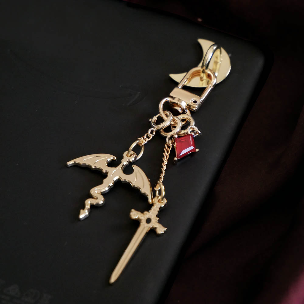 Dragon Rider Charmlet - Gold - Pre-order - 2