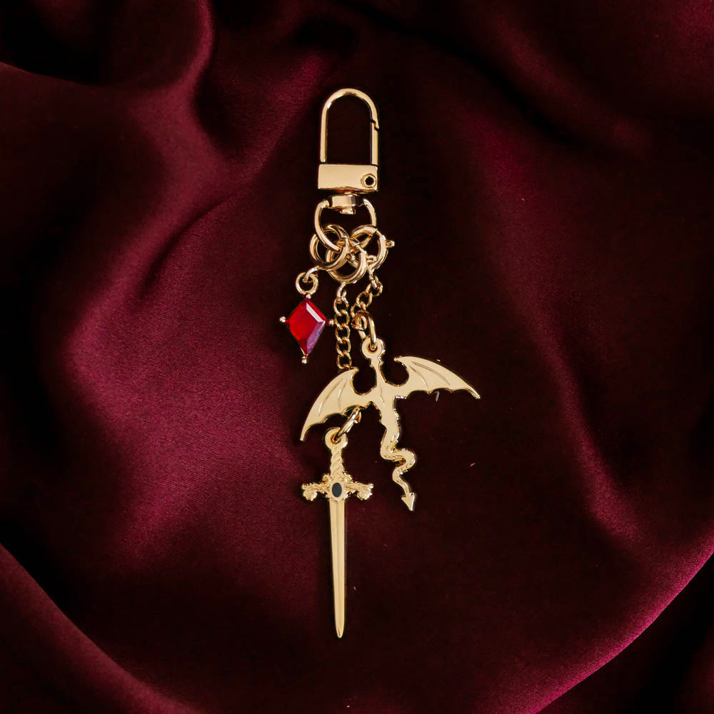 Dragon Rider Charmlet - Gold - Pre-order