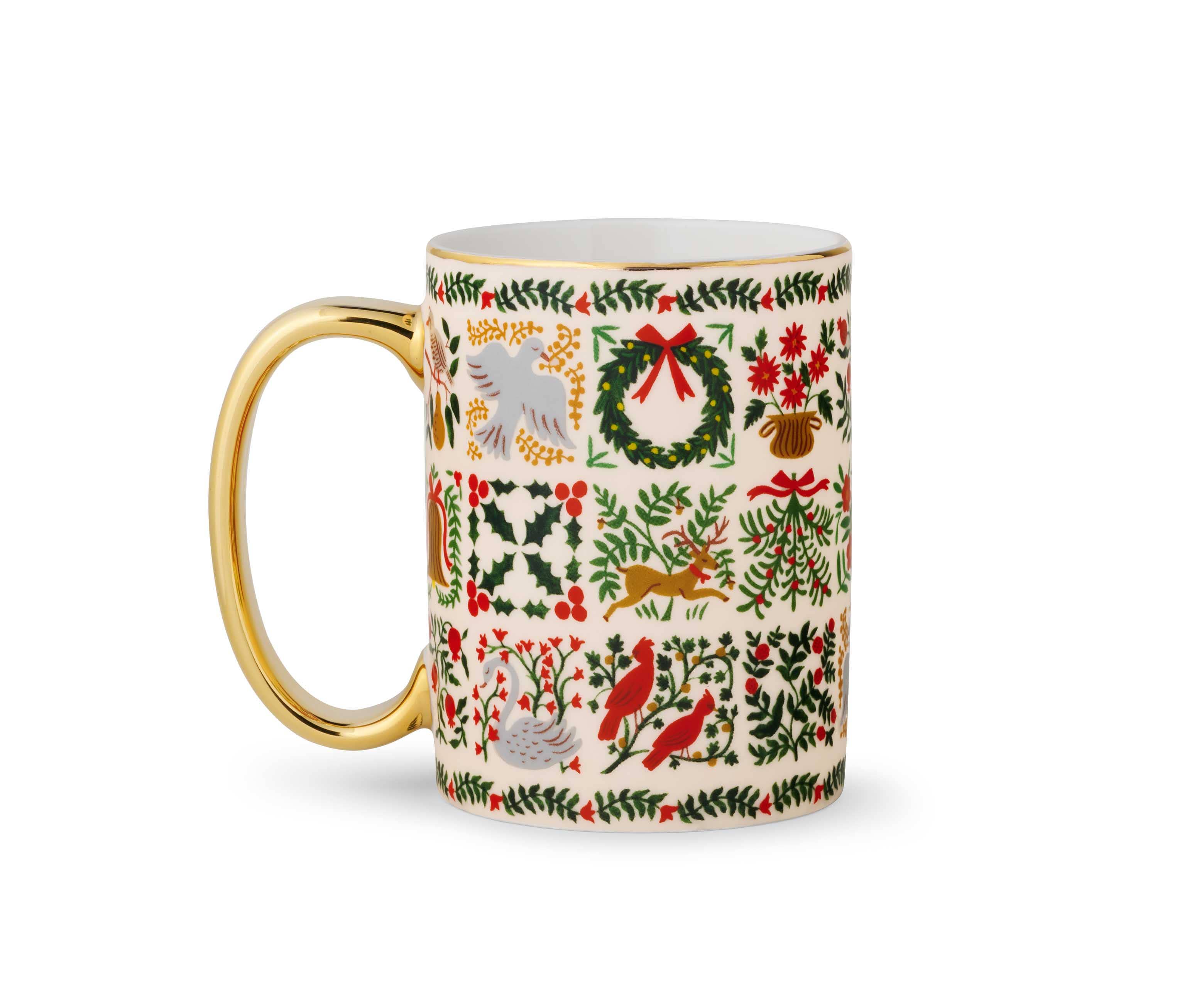 Christmastide Porcelain Mug - Rifle Paper Co